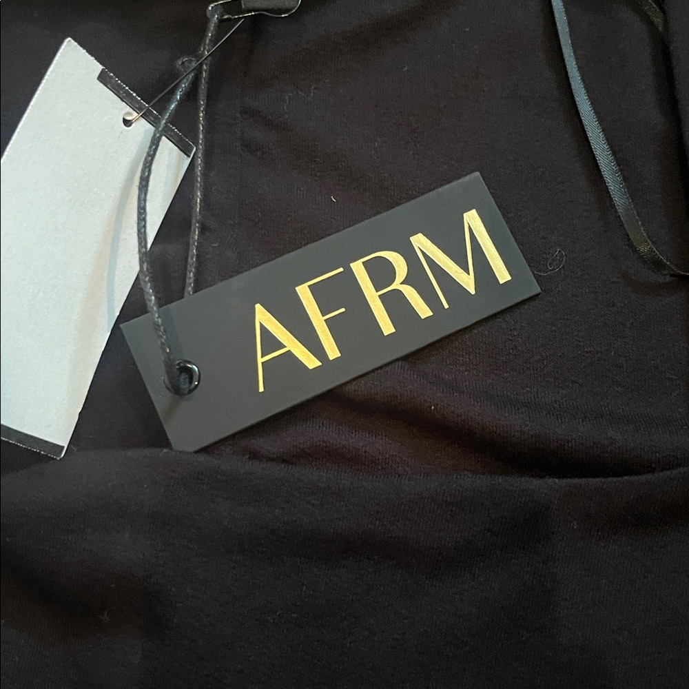 AFRM Noir Long Sleeve romper - Picture 4 of 4